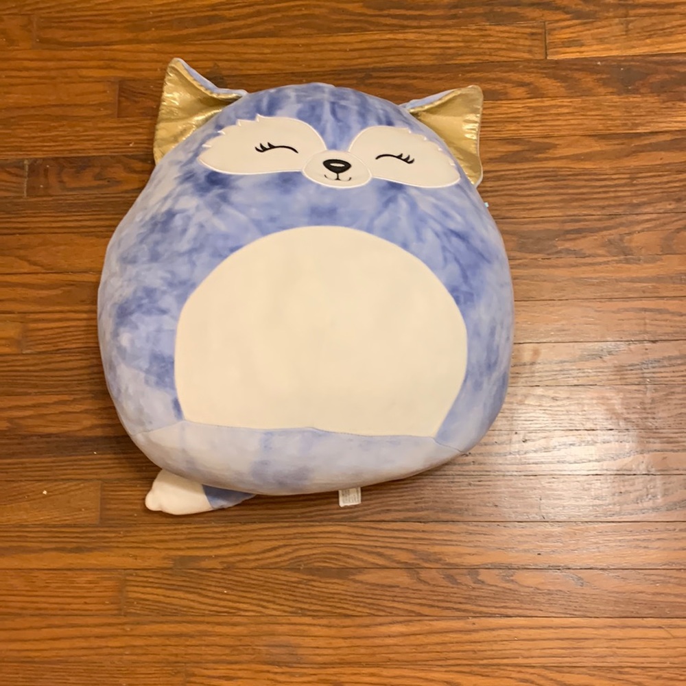 This is a big and colorful squishmallow fox
